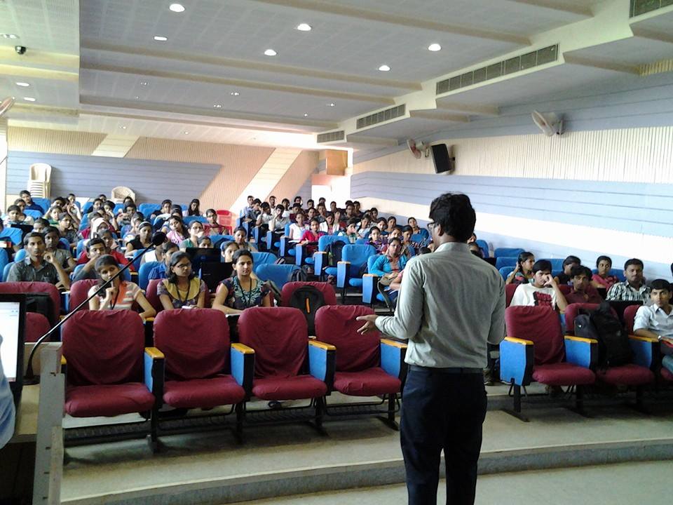 Workshop at KLE University, Karnataka
